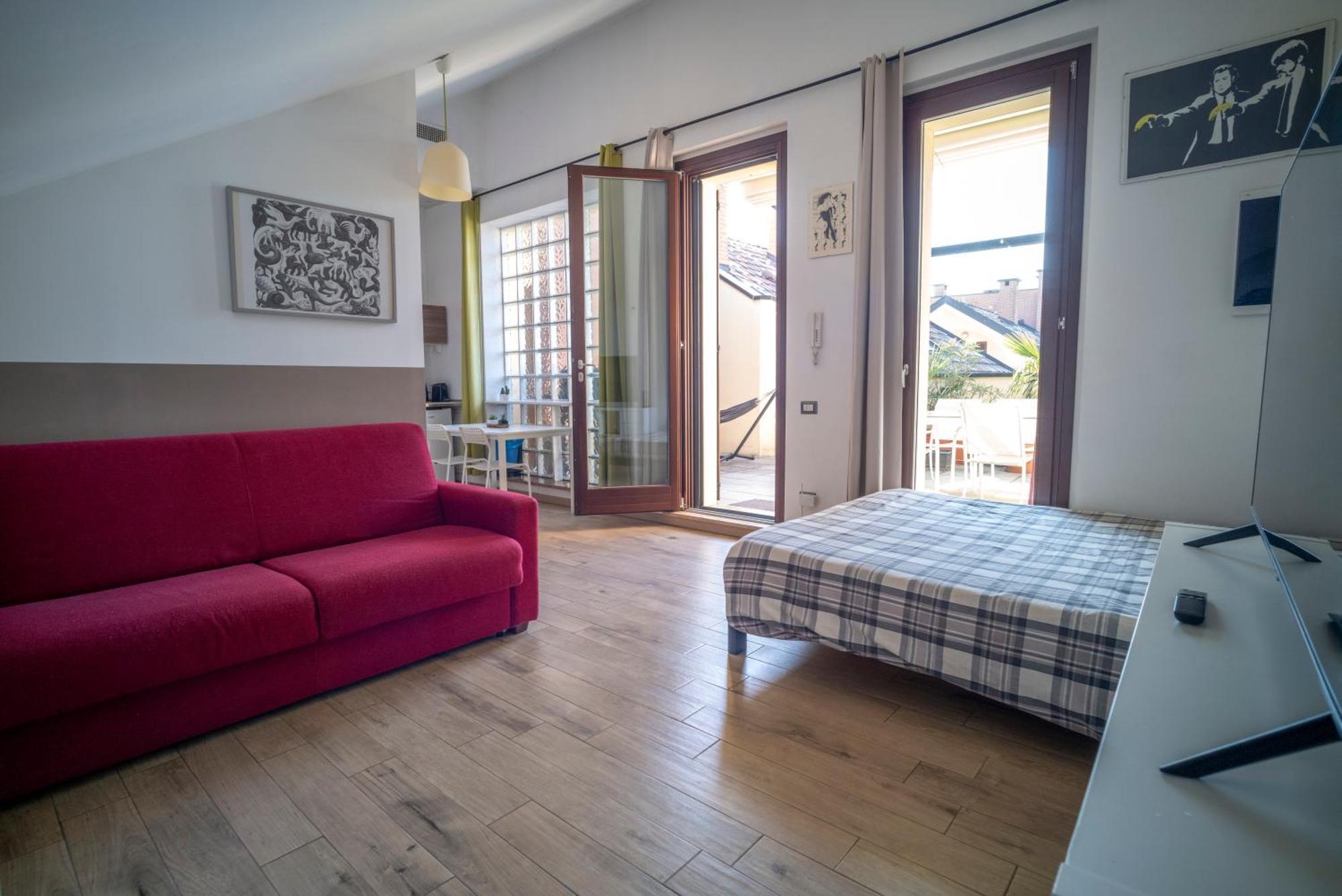 Flat With Terrace Close To Forum And Milanofiori Metro 阿萨哥 外观 照片